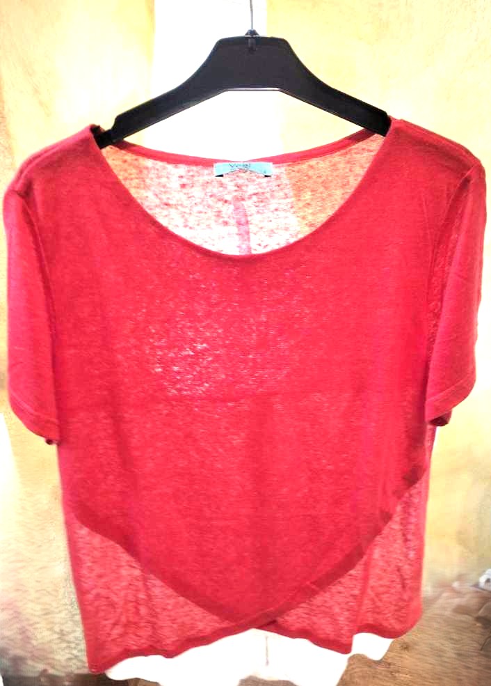 CAMISETA 48020 DE LINO. ¡¡¡DESCUENTO DEL 30%!!!