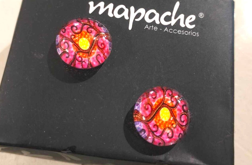 PENDIENTES BOTÓN MEDIANO 