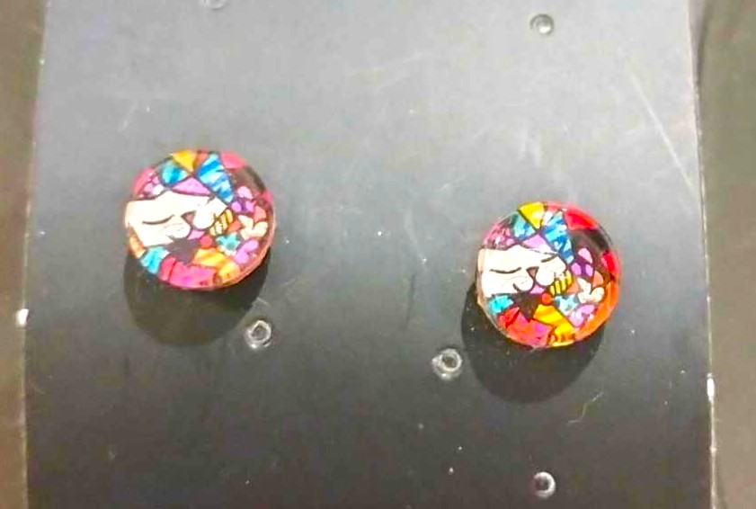 PENDIENTES BOTÓN MINI 